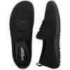 Frank Mully Womens Walking Shoes Wide Toe Box Barefoot Shoes Knitted Fashion Sneaker with Arch Support(Black)