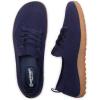Frank Mully Womens Walking Shoes Wide Toe Box Barefoot Shoes Knitted Fashion Sneaker with Arch Support(Navy)