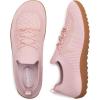 Frank Mully Womens Walking Shoes Wide Toe Box Barefoot Shoes Knitted Fashion Sneaker with Arch Support(Pink)