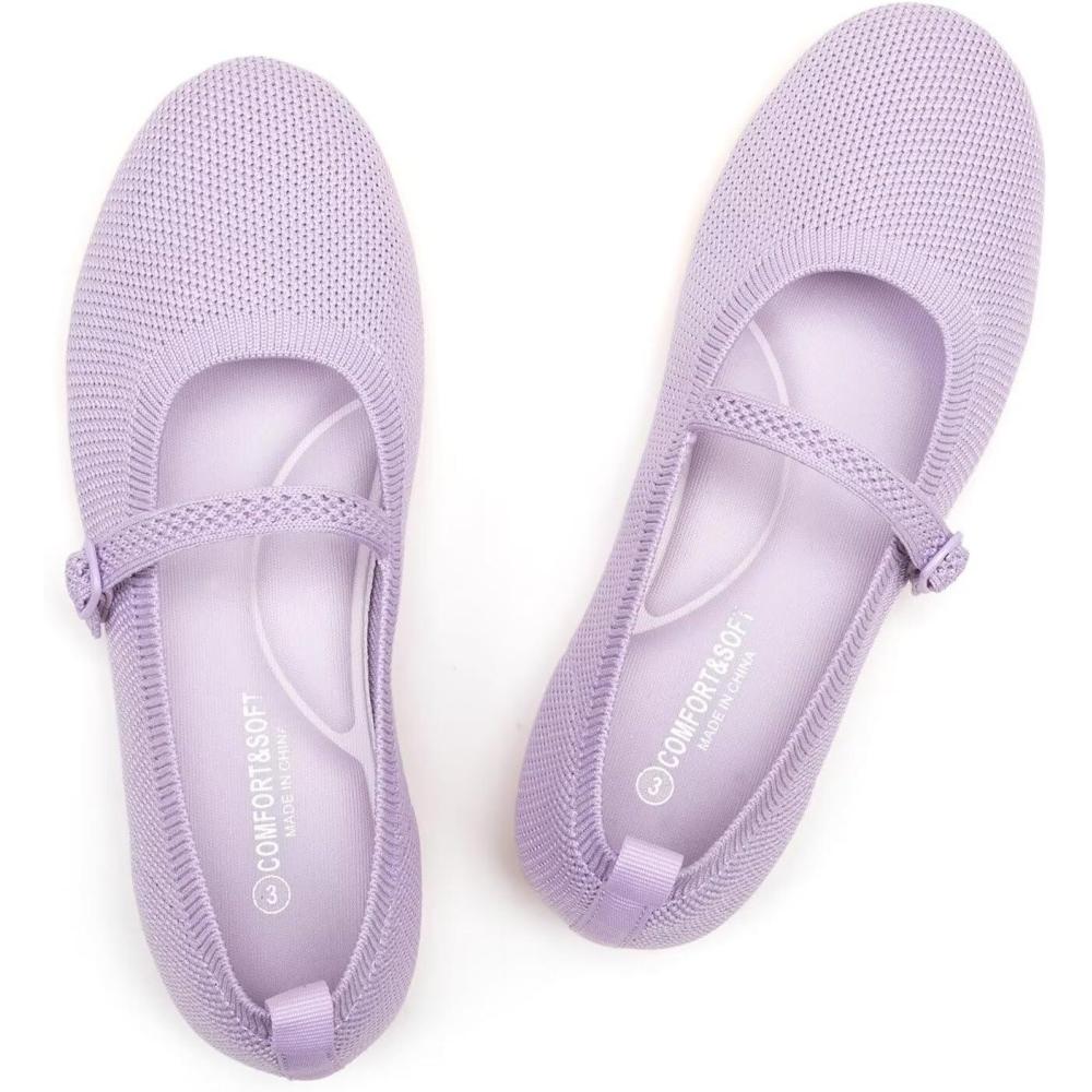 imageFrank Mully Girls Dress Shoes Mary Janes Girl Flats Slip on Ballet Flat Party School Shoes with Bow ToddlerLittle KidBig Kid7003 Purple