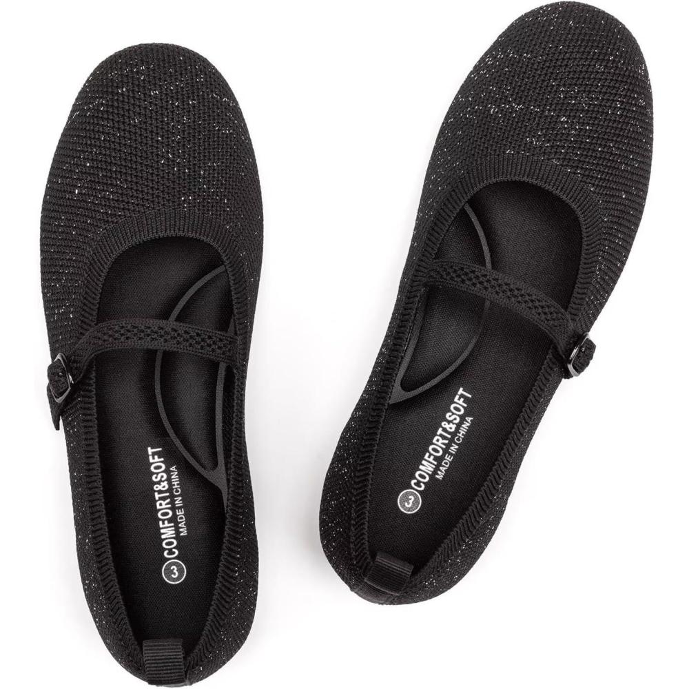 imageFrank Mully Girls Dress Shoes Mary Janes Girl Flats Slip on Ballet Flat Party School Shoes with Bow ToddlerLittle KidBig Kid7003black
