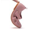 Frank Mully Girls Dress Shoes Mary Janes Girl Flats Slip on Ballet Flat Party School Shoes with Bow Toddler/Little Kid/Big Kid(7002pink)