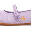 Frank Mully Girls Dress Shoes Mary Janes Girl Flats Slip on Ballet Flat Party School Shoes with Bow Toddler/Little Kid/Big Kid(7003 Purple)