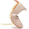 Frank Mully Girls Dress Shoes Mary Janes Girl Flats Slip on Ballet Flat Party School Shoes with Bow Toddler/Little Kid/Big Kid(7003nude)