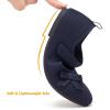 Frank Mully Girls Dress Shoes Mary Janes Girl Flats Slip on Ballet Flat Party School Shoes with Bow Toddler/Little Kid/Big Kid(Navy)