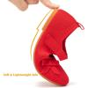 Frank Mully Girls Dress Shoes Mary Janes Girl Flats Slip on Ballet Flat Party School Shoes with Bow Toddler/Little Kid/Big Kid(Red)