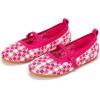 Frank Mully Girls Dress Shoes Mary Janes Girl Flats Slip on Ballet Flat Party School Shoes with Bow Toddler/Little Kid/Big Kid(Rose)