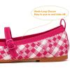 Frank Mully Girls Dress Shoes Mary Janes Girl Flats Slip on Ballet Flat Party School Shoes with Bow Toddler/Little Kid/Big Kid(Rose)