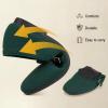 Frank Mully Mary Jane Women Flat Shoes Slip on Square-Toe Washable Shoes Comfortable for Dressy and Work with Ankle Strap(Dark Green)