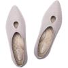 Frank Mully Women’s Ballet Flats Teardrop Upper Pointed Toe Lightweight Flats for Women Comfortable Slip on Flats for Work Wedding Office(6077beige)