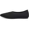 Frank Mully Women’s Ballet Flats Teardrop Upper Pointed Toe Lightweight Flats for Women Comfortable Slip on Flats for Work Wedding Office(6077black)