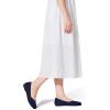 Frank Mully Womens Casual Flat Shoes Square Toe Shoes Knitted Work Flat Comfort Dressy Flat Shoes for Daily Washable(Navy)
