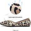 Frank Mully Womens Flat Shoes Classic Pointed Toe Flats Knitted Dress Shoes Soft Flats for Woman Comfortable Dressy(6042leopard)