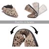 Frank Mully Womens Flat Shoes Classic Pointed Toe Flats Knitted Dress Shoes Soft Flats for Woman Comfortable Dressy(Black Dot)