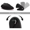 Frank Mully Womens Flat Shoes Classic Pointed Toe Flats Knitted Dress Shoes Soft Flats for Woman Comfortable Dressy(Black Mesh)