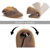 Frank Mully Womens Flat Shoes Classic Pointed Toe Flats Knitted Dress Shoes Soft Flats for Woman Comfortable Dressy(Brown Mesh)