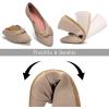 Frank Mully Womens Flat Shoes Classic Pointed Toe Flats Knitted Dress Shoes Soft Flats for Woman Comfortable Dressy(Nude)