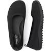 Frank Mully Womens Flat Shoes Wide Toe Box Knitted Flats Comfort Wide Width Walking Flats(Black)