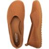 Frank Mully Womens Flat Shoes Wide Toe Box Knitted Flats Comfort Wide Width Walking Flats(Fawn)
