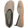 Frank Mully Womens Flat Shoes Wide Toe Box Knitted Flats Comfort Wide Width Walking Flats(Green)