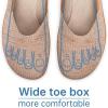 Frank Mully Womens Flat Shoes Wide Toe Box Knitted Flats Comfort Wide Width Walking Flats(Khaki)