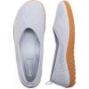 Frank Mully Womens Flat Shoes Wide Toe Box Knitted Flats Comfort Wide Width Walking Flats(Light Grey)
