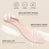 Frank Mully Womens Flat Square Toe Shoes Knitted Work Flat Comfort Dressy Flat Shoes for Daily Lightweight Comfort(Beige/Mesh)