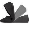Frank Mully Womens Flats with Straps Pointed Toe Flat Shoes Low Wedge Heel Comfortable Arch Support Flats for Women(Black)