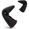 Frank Mully Womens Knit Flats Pointed-Toe Shoes with Elastic Straps Ballerina Flat Shoes for Women Dressy(6089black)