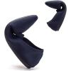 Frank Mully Womens Knit Flats Pointed-Toe Shoes with Elastic Straps Ballerina Flat Shoes for Women Dressy(6089navy)