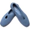 Frank Mully Women’s Knit Flats Teardrop Upper Square-Toe Style Shoes Lightweight Flats for Women Comfortable Slip on Flats for Work Wedding Office(Lightblue)