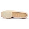 Frank Mully Women’s Loafer Flats Square Toe Comfortable Office Work Shoes, Cute Penny Loafer Slip On Walking Driving Shoes(6026ecru)