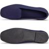 Frank Mully Women’s Loafer Flats Square Toe Comfortable Office Work Shoes, Cute Penny Loafer Slip On Walking Driving Shoes(6027 Royal Blue)