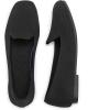 Frank Mully Women’s Loafer Flats Square Toe Comfortable Office Work Shoes, Cute Penny Loafer Slip On Walking Driving Shoes(6027black)