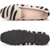 Frank Mully Women’s Loafer Flats Square Toe Comfortable Office Work Shoes, Cute Penny Loafer Slip On Walking Driving Shoes(Black Stripe)
