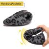 Frank Mully Womens Pointed Toe Flats Knit Dress Shoes Comfort Women Shoes Slip On Shoes for Woman Classic Softable Shoes Low Wedge(Leopard)