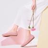 Frank Mully Womens Pointed Toe Flats Knit Dress Shoes Comfort Women Shoes Slip On Shoes for Woman Classic Softable Shoes Low Wedge(Pink)