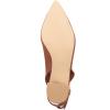 Frank Mully Women’s Slingback Heels Pointed Toe Work Pumps Comfortable Chunky Pumps Knitted Closed Toe Stylish Dressy Shoes(Brown)