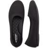Frank Mully Women’s Wide Width Flats Ballet Flats Round Toe Knit Flat Shoes with Arch Support Wide Toe Box(Black Mesh)