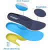 Frank Mully Women’s Wide Width Flats Ballet Flats Round Toe Knit Flat Shoes with Arch Support Wide Toe Box(Navy)