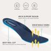 Frank Mully Women’s Wide Width Flats Mary Jane Flat Comofortable Knit Ballet Flat Wide Toe Box Dress Shoes with Adjustable Straps(Dark Blue)
