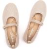 Frank Mully Girls Dress Shoes Mary Janes Girl Flats Slip on Ballet Flat Party School Shoes with Bow Toddler/Little Kid/Big Kid(7003nude)