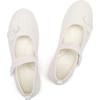 Frank Mully Girls Dress Shoes Mary Janes Girl Flats Slip on Ballet Flat Party School Shoes with Bow Toddler/Little Kid/Big Kid(Beige)