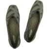 Frank Mully Womens Casual Flat Shoes Square Toe Shoes Knitted Work Flat Comfort Dressy Flat Shoes for Daily Washable(Camouflage)