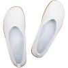 Frank Mully Womens Flat Shoes Wide Toe Box Knitted Flats Comfort Wide Width Walking Flats(Beige)