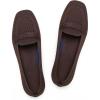 Frank Mully Women’s Loafer Flats Square Toe Comfortable Office Work Shoes, Cute Penny Loafer Slip On Walking Driving Shoes(6046coffee)