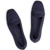 Frank Mully Women’s Loafer Flats Square Toe Comfortable Office Work Shoes, Cute Penny Loafer Slip On Walking Driving Shoes(6046navy)