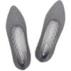 Frank Mully Womens Pointed Toe Flats Knit Dress Shoes Comfort Women Shoes Slip On Shoes for Woman Classic Softable Shoes Low Wedge(Grey Plaid)