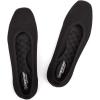 Frank Mully Womens Square Toe Flat Shoes Comfortable Knitted Flats Work Flats for Woman(Black)