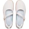 Frank Mully Women’s Wide Width Flats Mary Jane Flat Comofortable Knit Ballet Flat Wide Toe Box Dress Shoes with Adjustable Straps(Beige)
